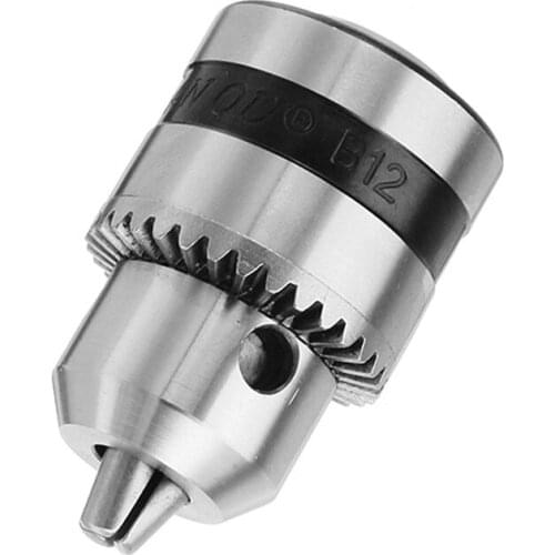 DANIU Brand New 1.5-10mm B12 Thread Keyed Chuck Electric Drill Chuck Adapter