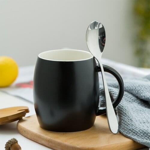 Coffee Milk Breakfast Cup Ceramic Cup Mark Insulation Office Business Gift Family Cup