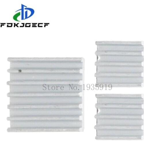 1set 3pcs/lot Adhesive Raspberry Pi 3 Heatsink Cooler Pure Aluminum Heat Sink Set Kit Radiator for Cooling Raspberry Pi 2 B