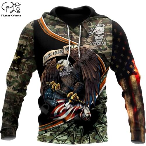 PLstar Cosmos Marine Military Army Veteran Camo Suit Cosplay Soldier 3DPrint Men/Women Tracksuit Streetwear Pullover Hoodies D14