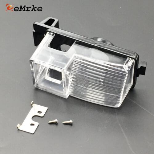 EEMRKE for Nissan Patrol Y61 Patrol /Y61 4WD 2D 3D 5D 1997-2013 Car Rear View Camera Bracket License Plate Lights Housing Mount