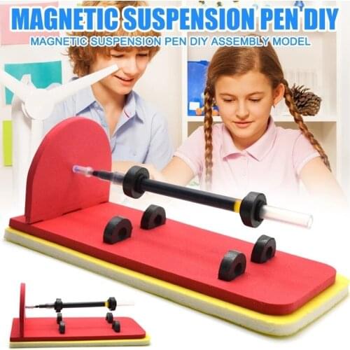 Magnetic Levitation Pen DIY Assembly Physical Experiment Education Kids Toy Kit DIY Craft Teaching Resources Physics Supplies