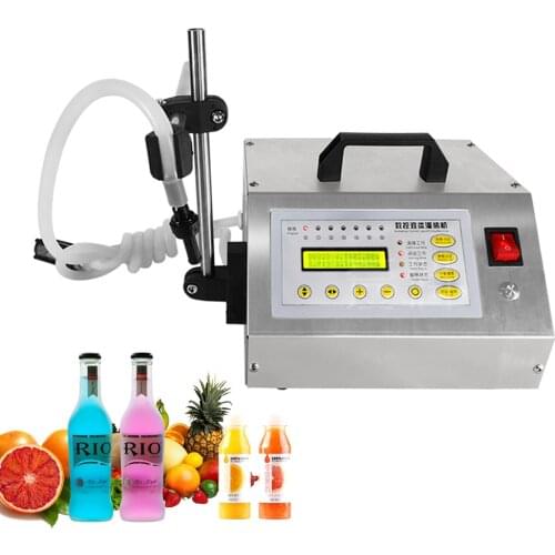 YUEWO 220V Bottle Liquid Filling Machine Digital Control Drink Water 2ml to 3500ml