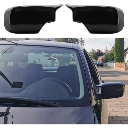 2021 Lastest M3 Sytle Car Side Door Rear View Mirror Cover Cap Replacement For BMW E46 E39 1998-2005 4Dr 51168238375 51168238376