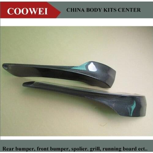 Carbon Fiber Front aprons Splitters Lip Flaps Fit For BMW E90 P style 09-11