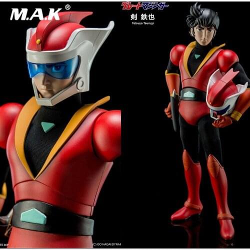 King Arts 22cm DFS069 Diecast Flexible Tetsuya Tsurugi Movable Action Figure Toy Model for Fans Gifts