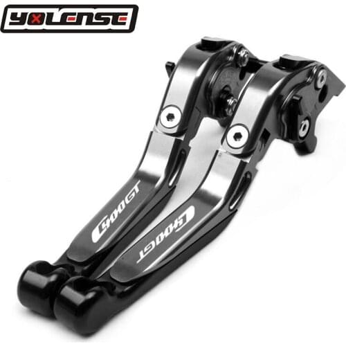 For BMW C400GT C400 GT C 400GT 2019 2020 Motorcycle Accessories CNC Adjustable Folding Extendable Brake Clutch Lever With logo