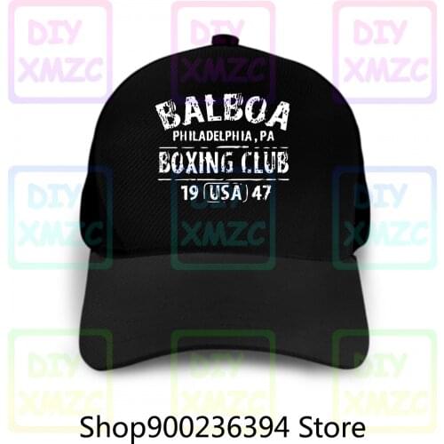 Rocky Balboa Boxing Baseball Cap Club Philadelphia Pa Hats Men Summer Cotton Hats Tops Hats Casual Hatss