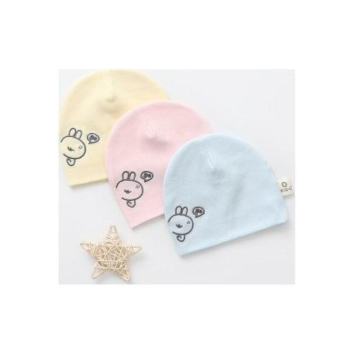 New Baby Street Dance Hat Cotton Spring Autumn Toddler hospital Hat for Boys Girls Cap Winter Warm Solid Color Children Hat