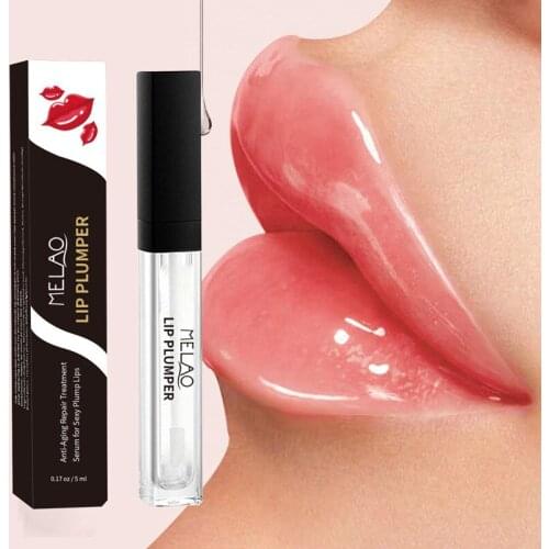 Moisturizing Lip Gloss Lip Plumper Smooth Fine Lines Brighten Lip Color Lip Care Oil 5ml Z