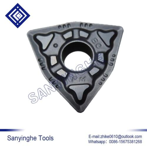 High quality sanyinghe 10pcs/lots YBG205 WNHU080608PNR-GM cnc carbide turning inserts cnc blade lathe turning tool