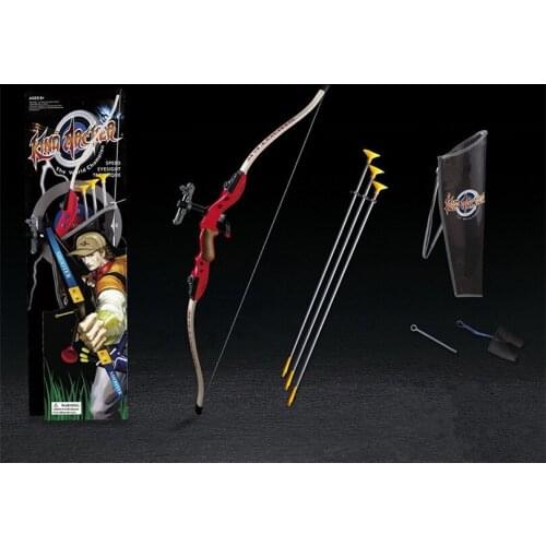 [Funny] Cosplay Toys Bow and Arrow shooting Toys for Childs Outdoor Fun archery Sport toy kids arrow bag kids best gift