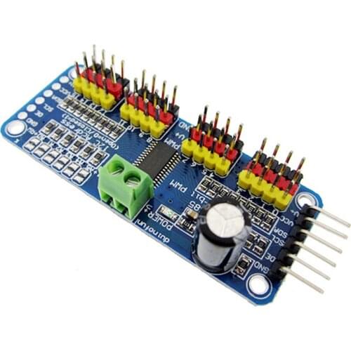 5pcs PCA9685 16 Channel 12-bit PWM Servo motor Driver I2C Module Robot
