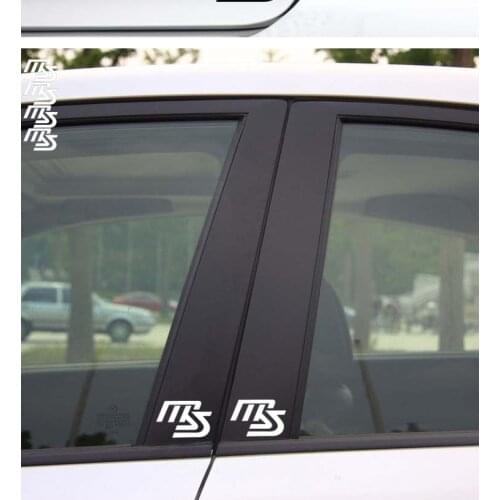 Car stickers 4PCS Racing MS Speed Creative Decals For MAZDA Doors Frame Auto Tuning Styling D11