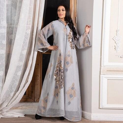 Kaftan Mujer Abaya Dubai Turkey Islam Muslim Evening Dress Caftan Marocain Dresses For Women Djellaba Robe Longue Femme Musulman