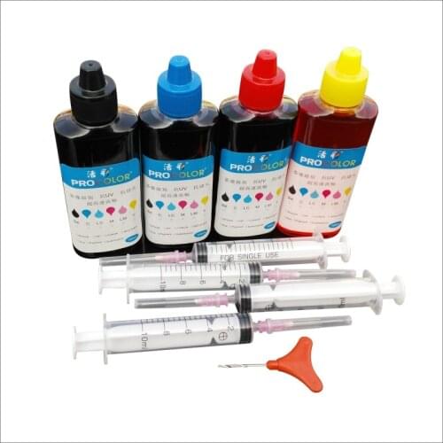 63 BK Tri-Color CISS Ink cartridge Dye ink refill kit for HP Envy 4511 4516 4520 4522 4523 4524 4527 All-in-one inkjet Printer