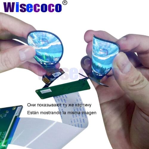 For watches Wearable devices 1.39 inch soft OLED flexible screen MIPI display 400 *400 round AMOLED with controller board