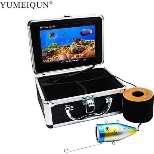 New waterproof 15M Fishing Camera 1000TVL 7 Inch Underwater fishing Camera 12 Infrared LED Fish Finder Lake River Sea Ice Fishin