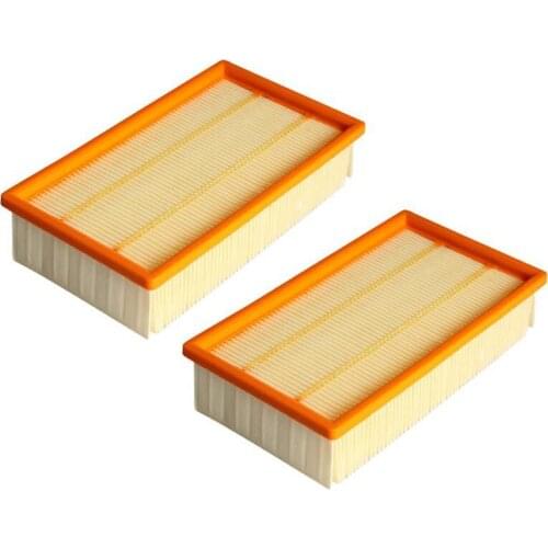 2 Pcs Flat Filter for Karcher Vacuum Cleaner NT25/1,NT35/1,NT45/1,NT55/1,NT361 ECO