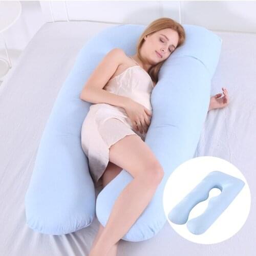 4 size Sleeping Support Pillow Pregnant Women Body Cotton Pillowcase U Shape Maternity Pillows Pregnancy Side Sleepers Bedding