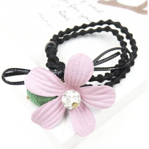 1PCS Creative Green Ball Elastic Hair Bands For Girls Bohemian Headband Scrunchy Korean Fashion Kids Hair Accessories For Women