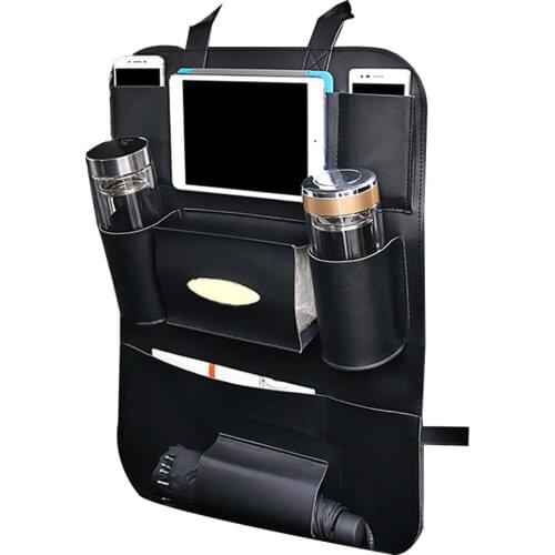 Vehicle Car Back Seat Multi Pockets Storage Bag Pouch Holder Backseat Organizer