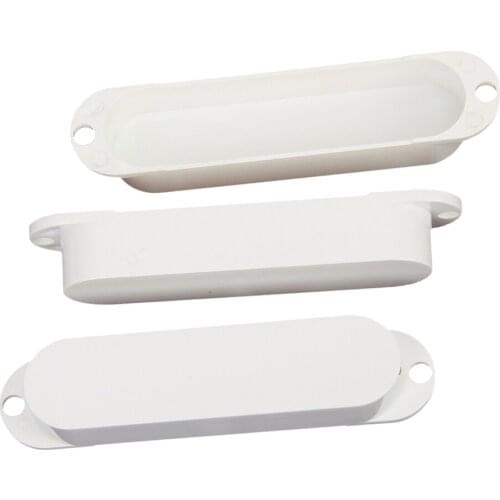 1 Set 3pcs White Single Coil Pickup Cover For Electric Guitar New