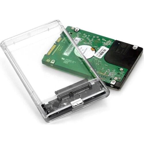 2.5 Inch Transparent Hard Disk Box SSD Solid State Mechanical Notebook SATA Serial Port USB 3.0 High Speed Mobile Hard Disk