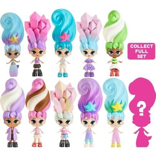 2021, New Watering Growing Flower Pot Doll, Girl Surprise Blind Box Watering Will Bloom Long Hair Girl Toy. surprise box