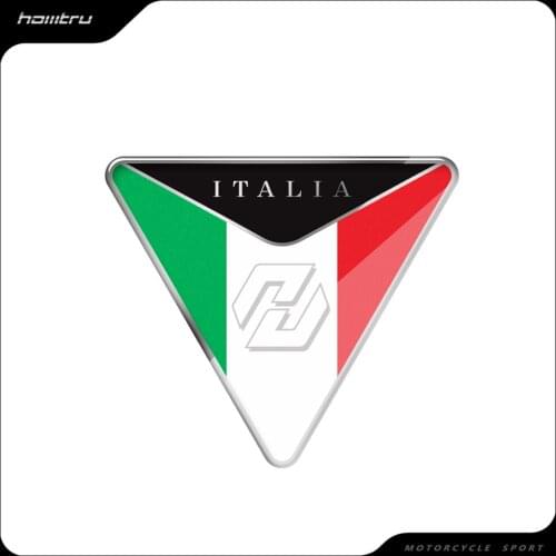 3D Resin Motorcycle Decal Italy Flag Frame Sticker Case for Ducati Aprilia Piaggio Vespa Honda Yamaha Kawasaki Suzuki Decals