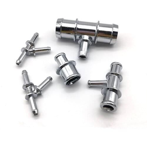 5pcs/lot Stainless Steel Water Pipe Fittings Steel Tees For Cooling System For FAW Pentium B50