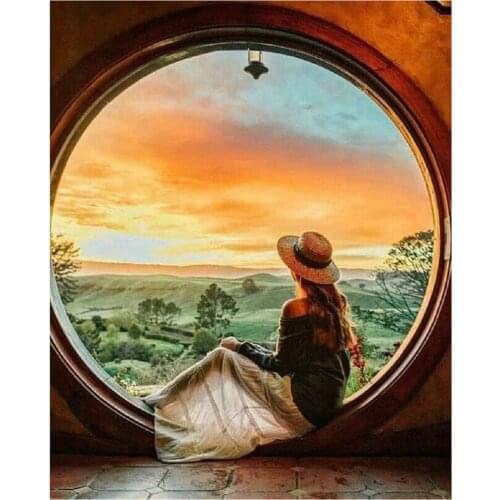 5D Diamond embroidery Hat woman Diy diamond painting cross stitch full square rhinestone pasted Crafts Needlework Home decor