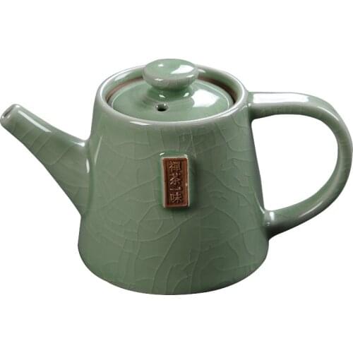 Teapot Kung Fu Da Hong Pao Olong Puerh Teapots Kettles Tea Set Ceramic Ice Crack Tea Pot Home Office Tea Ceremony Room Teaware