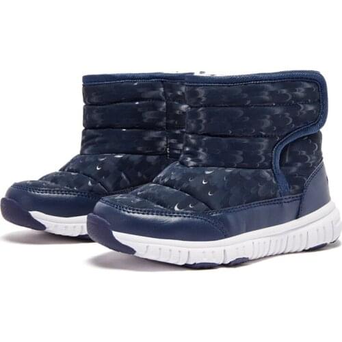 Childrens Boots for Boys Shoes Winter Girls Snow Boots Plush Velvet Cotton Shoes Kids Baby Warm Boots Fashion Windproof