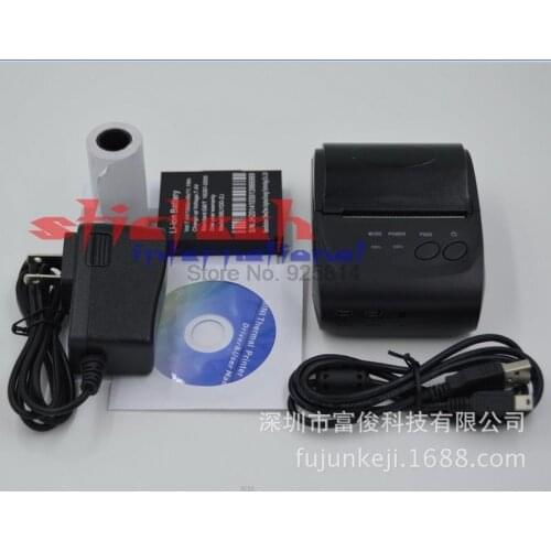 By dhl or ems 50 sets 58mm Mini Bluetooth Wireless Thermal Receipt Thermal Printer Printing for Mobile Phone & Android