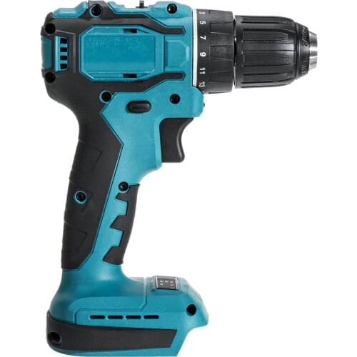 Electric Drill 90N.m Cordless Brushless Rechargable DIY Power Tool Hammer Drill Screwdriver Wrench For Makita 18V Battery