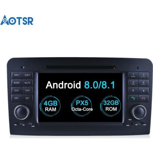 Aotsr Android 8.0 Car DVD player GPS Navigation Headunit For Mercedes Benz ML W164 GL X164 (2004-2012) 2 din radio media