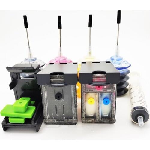 Einkshop 805XL Refillable Ink Cartridge Replacement for HP 805 Deskjet 1210 1212 2330 2332 2720 2721 Printer