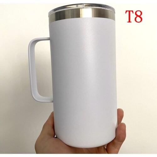 100pcs/lot 2021 new 24oz Insulated Stainless Steel Coffee Travel Mug, Double Wall Vacuum Reusable Coffee Cup with Lid