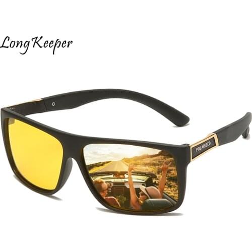 Night Vision Glasses For Headlight Polarized Driving Sunglasses Yellow Lens UV400 Protection Night Eyewear for Driver