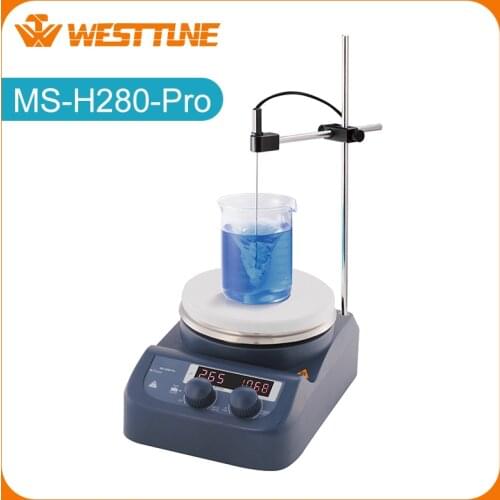 MS-H280-Pro Laboratory Hotplate Magnetic Stirrer, Max. Temperature 280℃, Speed Range 0 – 1500rpm