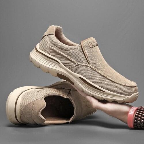 Y209 Man Sneakers 2021 New High Qulity Autumn Casual Canvas Slip-on Breathable Loafers Classic Comfortable Outdoor Walking Shoes