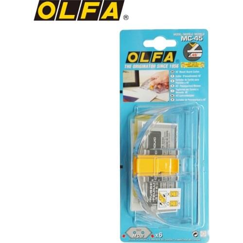 OLFA import special for mirror frame 45 degree cutting utility knife paper beveled MC-45B attached 2 blades