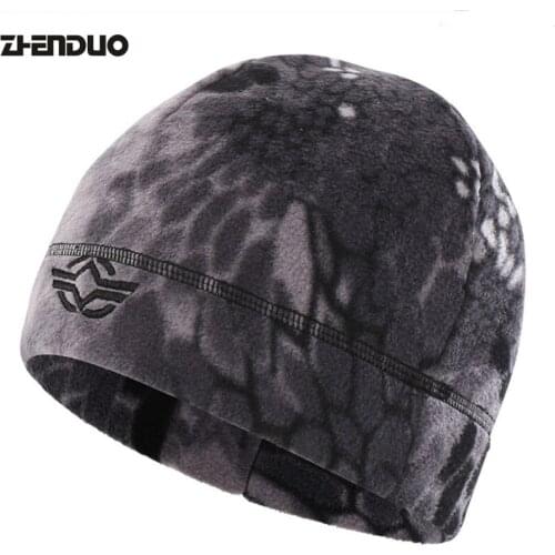 Autumn/winter Outdoor Fleece Cap Camouflage Color Breathable And Warm Mountaineering And Windproof Cycling Hat Male Style