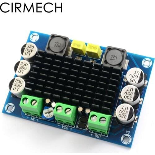 CIRMECH TPA3116 Digital Power Amplifier Board TPA3116D2 Digital Audio Amplifier Board DC 12-26V Mono channel 100W for speakers