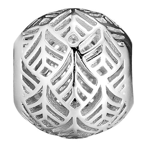 Fits for Pandora Charms Bracelets Abstract Beads 100% 925 Sterling Silver Jewelry Free Shipping