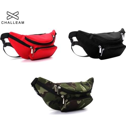 Travel Waterproof Fanny Pack Camouflage Nylon Waist Bag For Women Mens Military Bananka Hip Bags For Mobile Phone 206