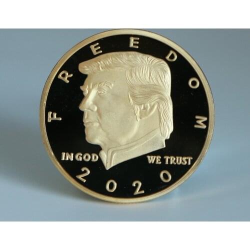 2020 Donald Trump Gold Plated Coin the 2nd Amendment Will Never Repealed Commemorative Coins