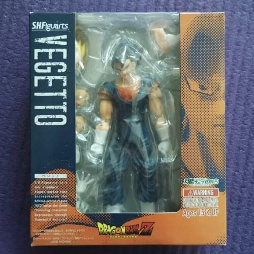Shf Vegetto Action Figure Toys Anime Dragon-ball Future Trunks Black Goku Absolute God Zamasu Collectible Toys For Children Gift