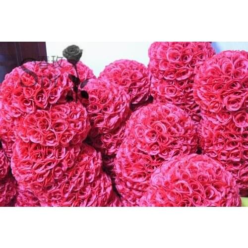 SPR 30cm 12pcs/lot rose ball wedding flower ball decoraiton